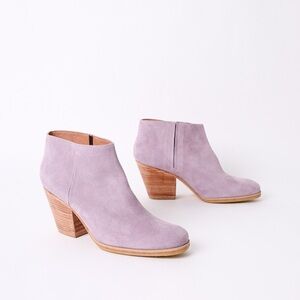 Rachel Comey Lilac Suede Heeled Ankle Boots